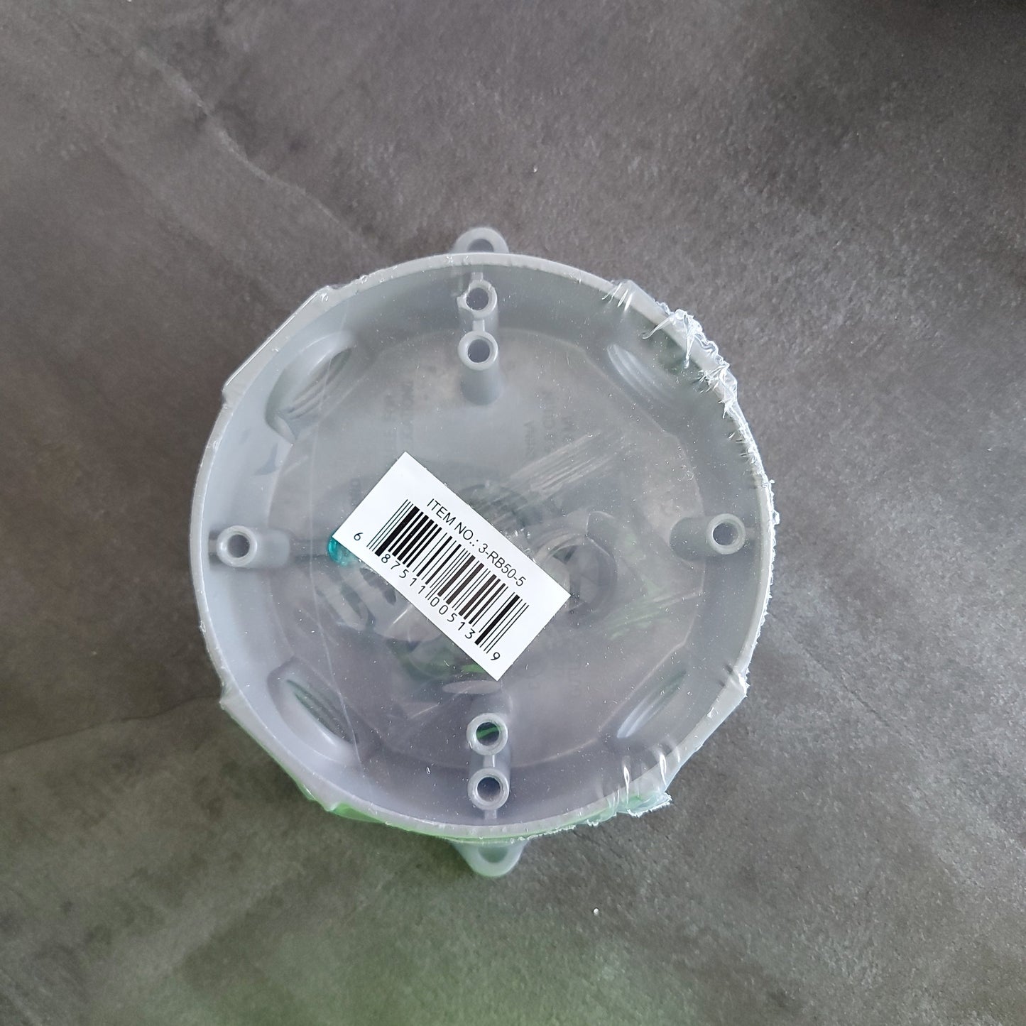 CAJA W/P OCTAGONAL KO-1/2 GRIS