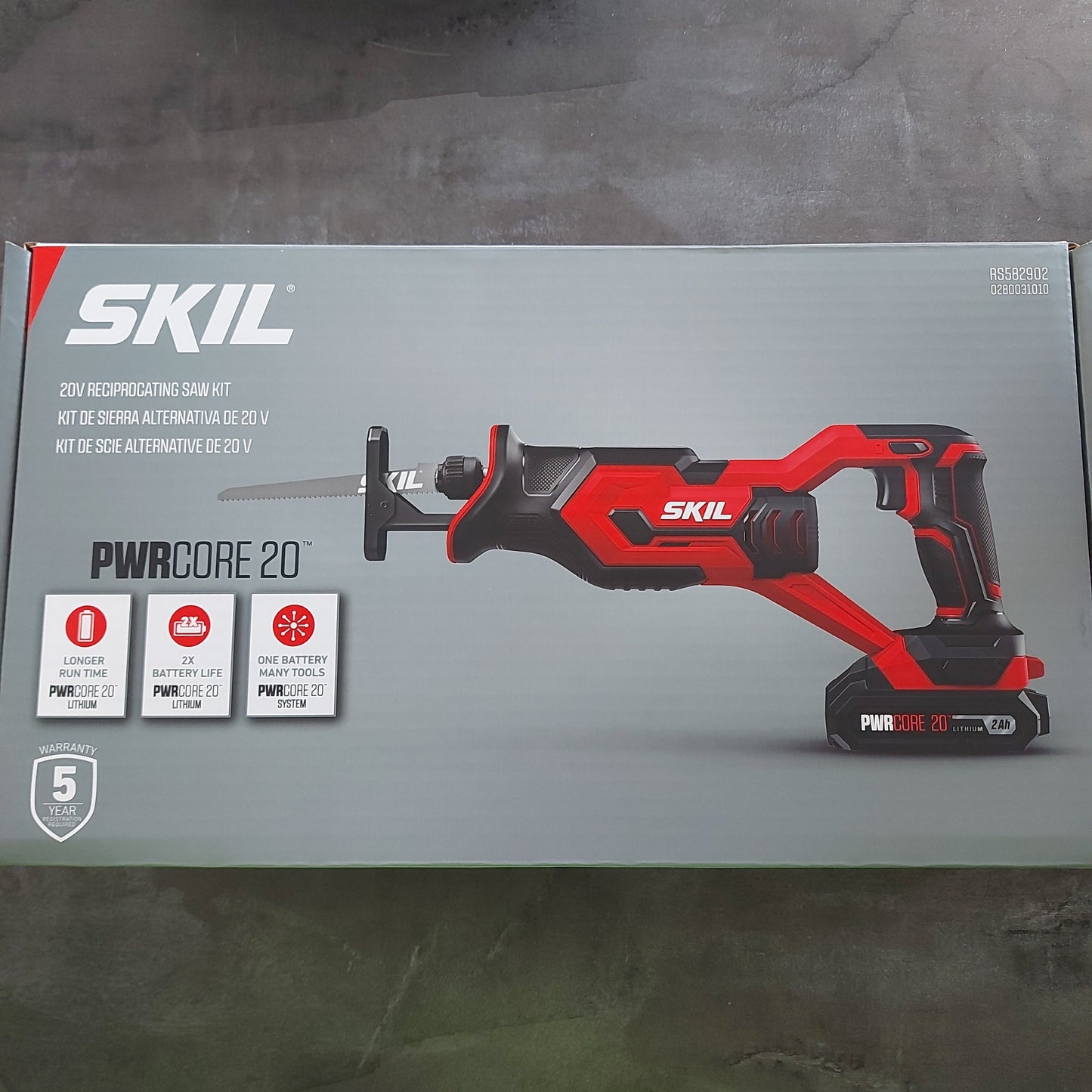 COMPACT RECIPRIOCA SAW 20V 2.0H BATTERY AND CHARGER SKIL