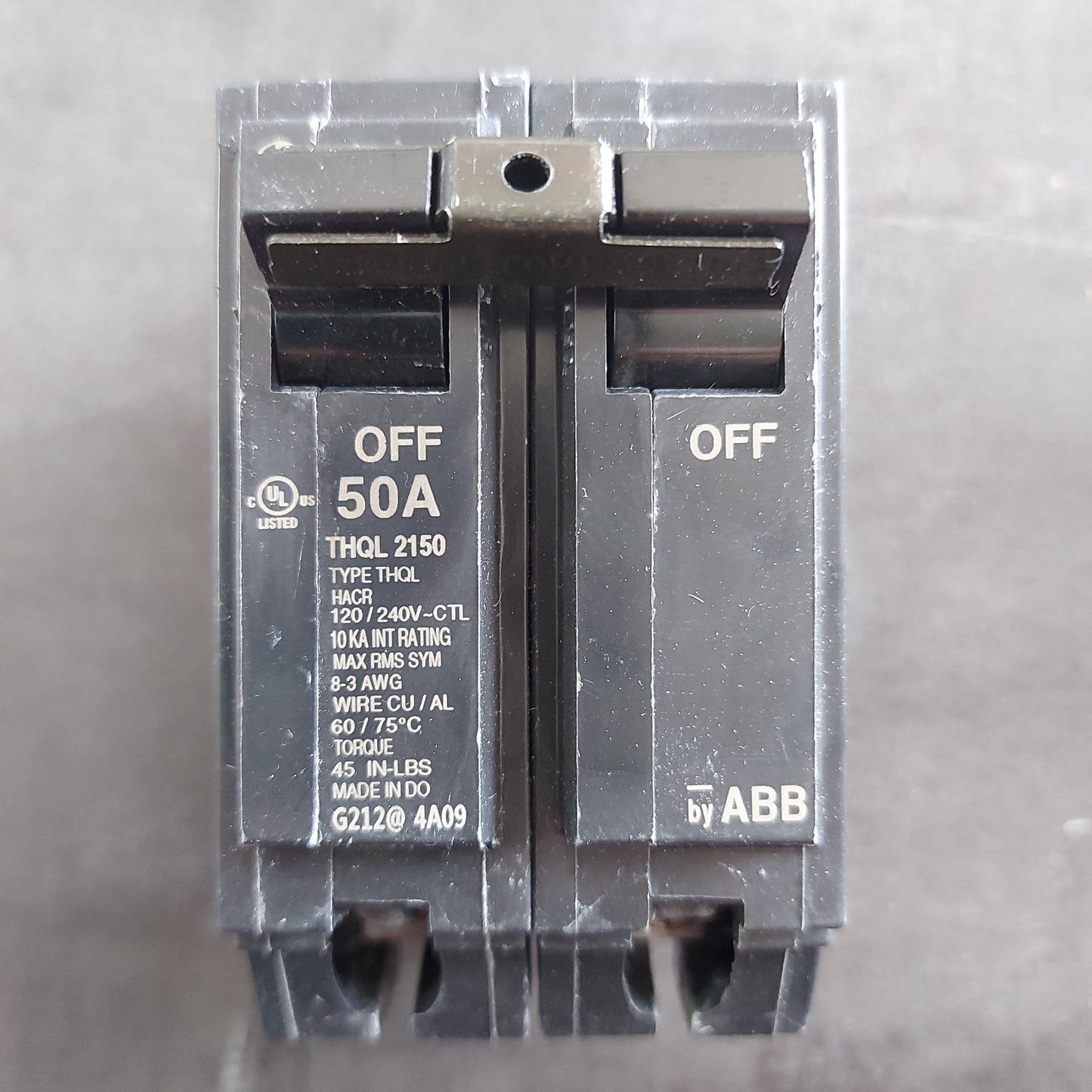 BREAKER GE GRUESO DOBLE 2/50 AMPS