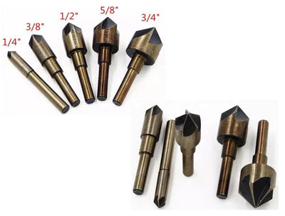 FLAUTE SET 1/4 A 3/4 PARA MADERA  5PC