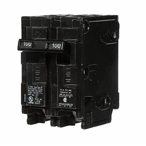 BREAKER SIEMENS GRUESO DOBLE 2/100 AMPS