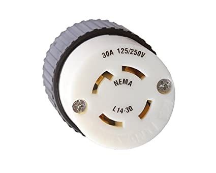 CONECTOR 3P-4W 30A 125/250 TWIS LOCK