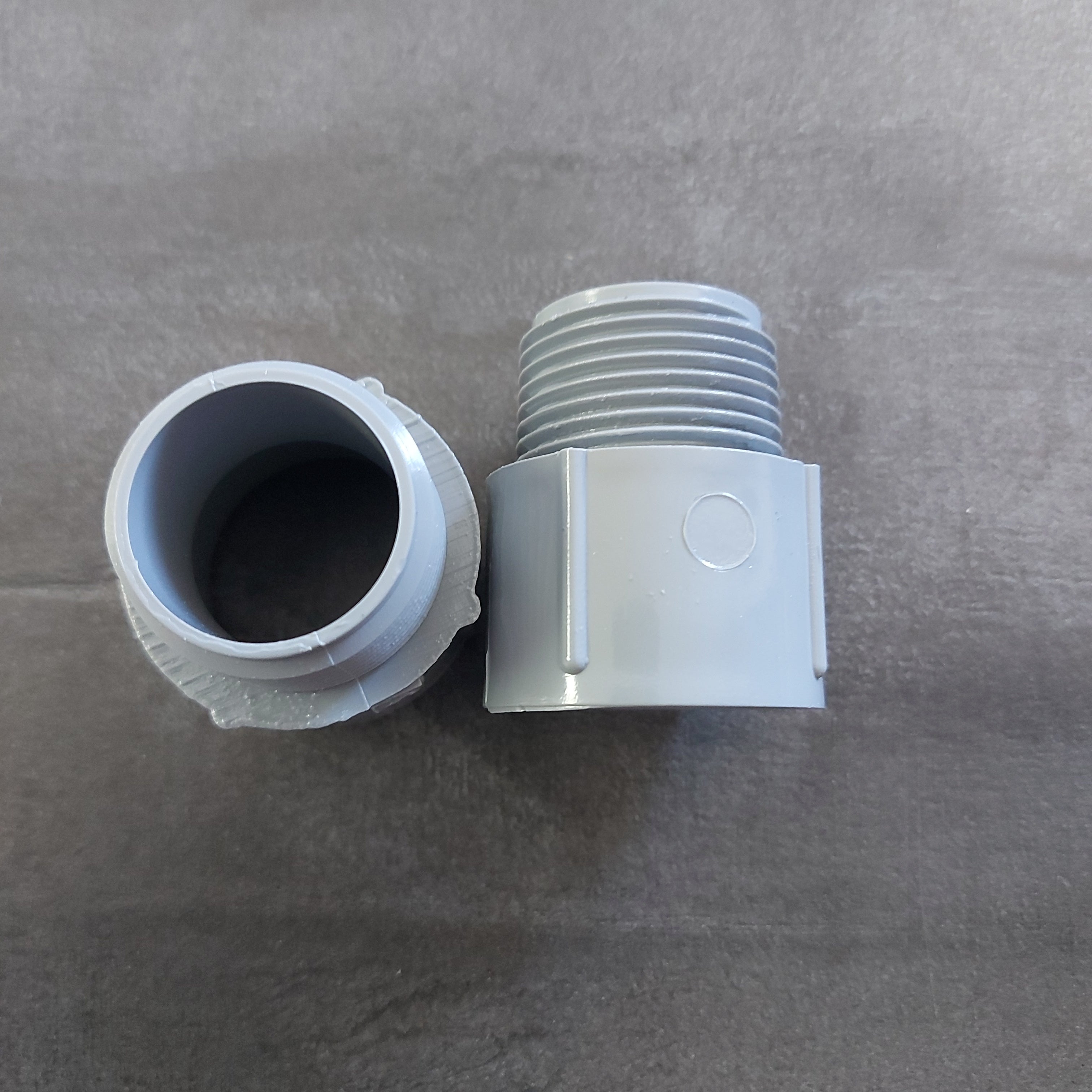 Conector Pvc 1 Conector PVC 1 Gris – Humacao Electric & Plumbing