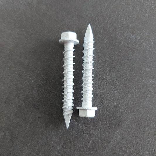 TORNILLO TAPCON HEX BLANCO 1/4 X 1-3/4