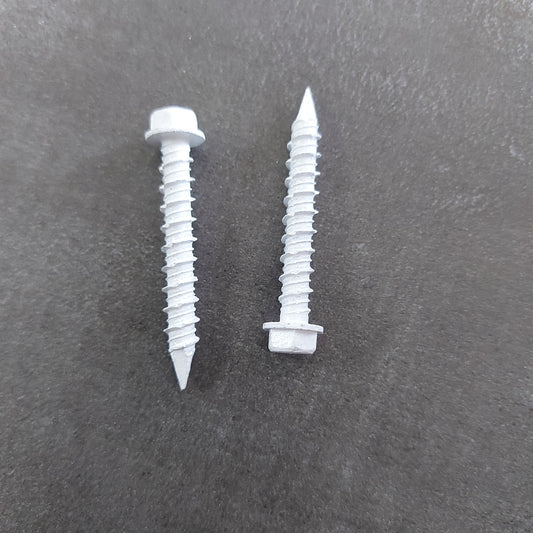 TORNILLO TAPCON HEX BLANCO 1/4 X 5