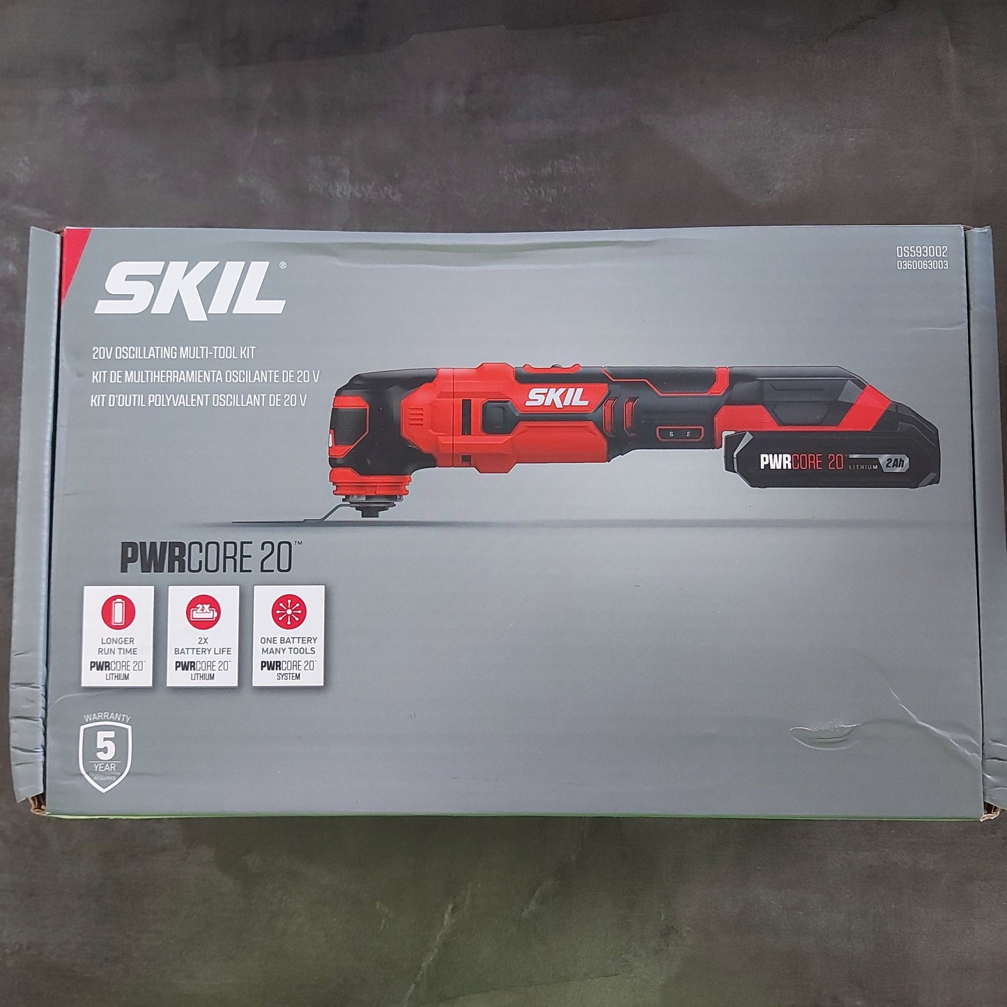 MULTI TOOL 2.0H BATTERY AND CHARGER SKIL