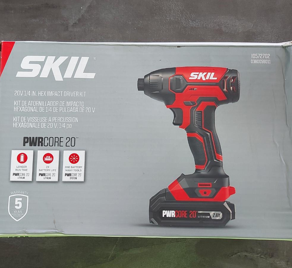 IMPACT DRIVER 2.0H BATTERY AND CHARGER SKIL