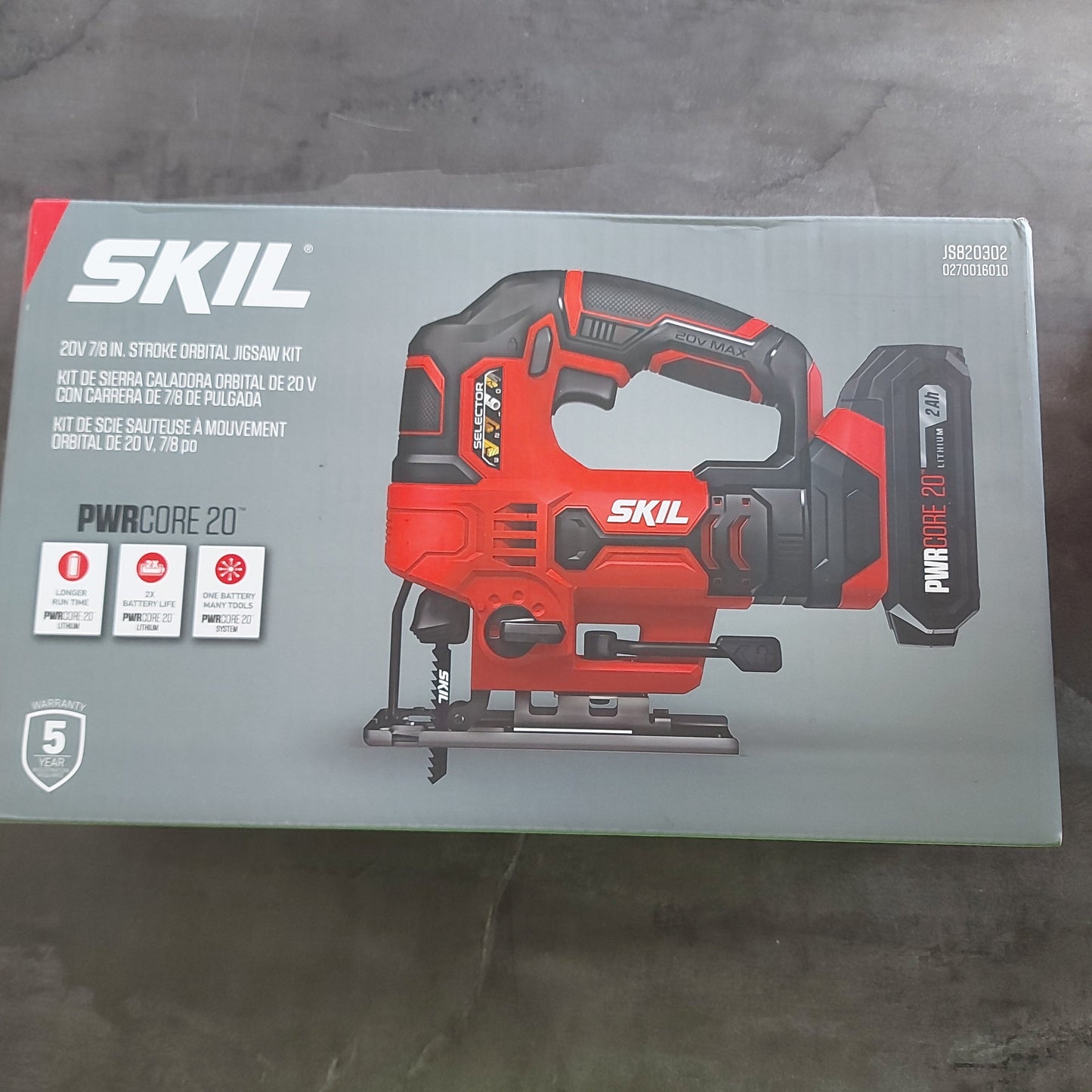 CALADORA JIG SAW  2.0H BATTERY AND CHARGER SKIL