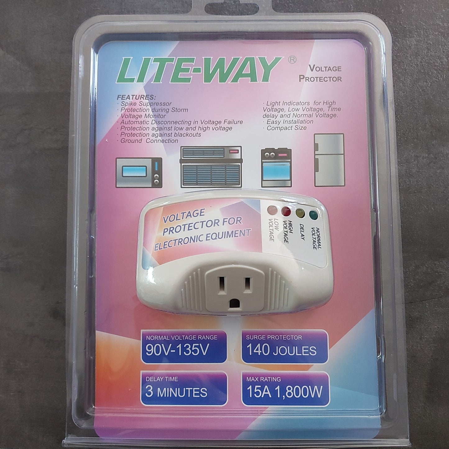 SURGE PROTECTOR DE ALTO BAJOS 120V LITE-WAY