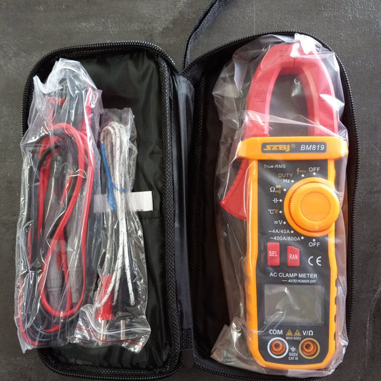 DIGITAL CLAMP METER CON TEMPERATURA 600A