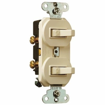 SWICTCH DOBLE IVORY 15 AMPS