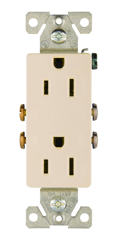 RECEPTACULO DECORA IVORY 15 AMPS 125V