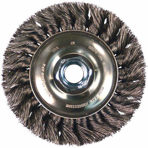 TWIST KNOT WIRE WHEEL 41/2 X 1/4