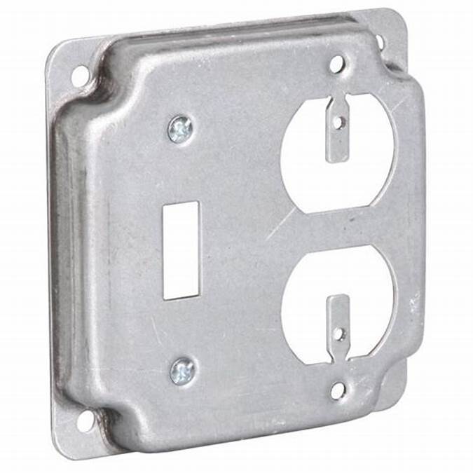 TAPA INDUSTRIAL 4X4 1SWITCH & RECEP