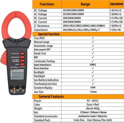 DIGITAL CLAMP METER