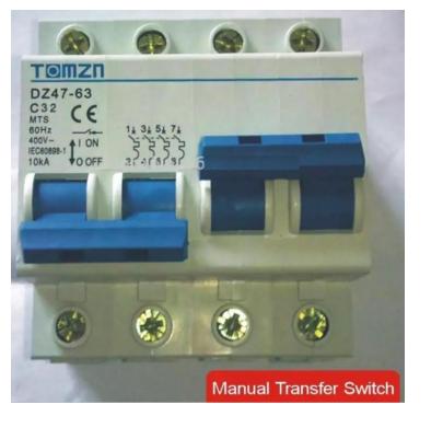 MANUAL TRANFER SWITCH 63AMP AC 400V