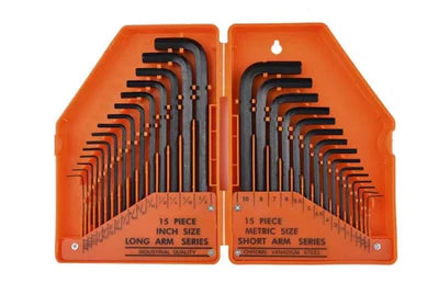 Set Allen 30 Pcs Inch & Magnetic