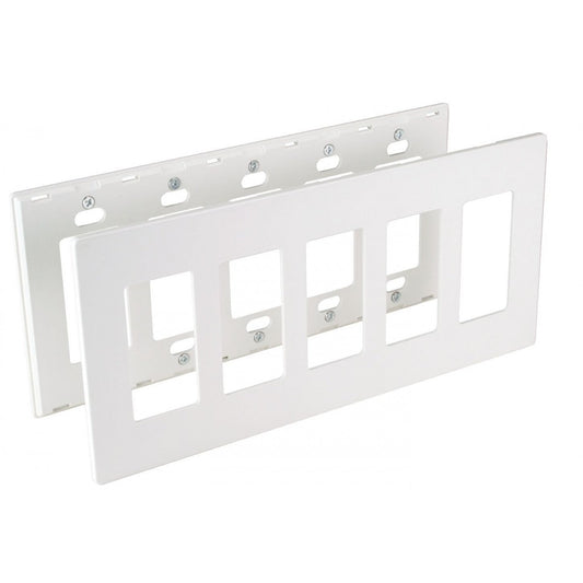 5 GANG WALL PLATE  DECORA