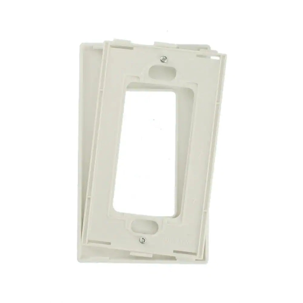 1 GANG WALL PLATE  DECORA BLANCA